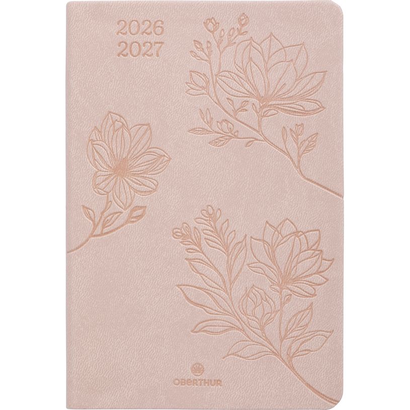 3664447219189-Agenda Summerside - 1 semaine sur 2 pages - 10 x 15 cm - nude - Oberthur--0