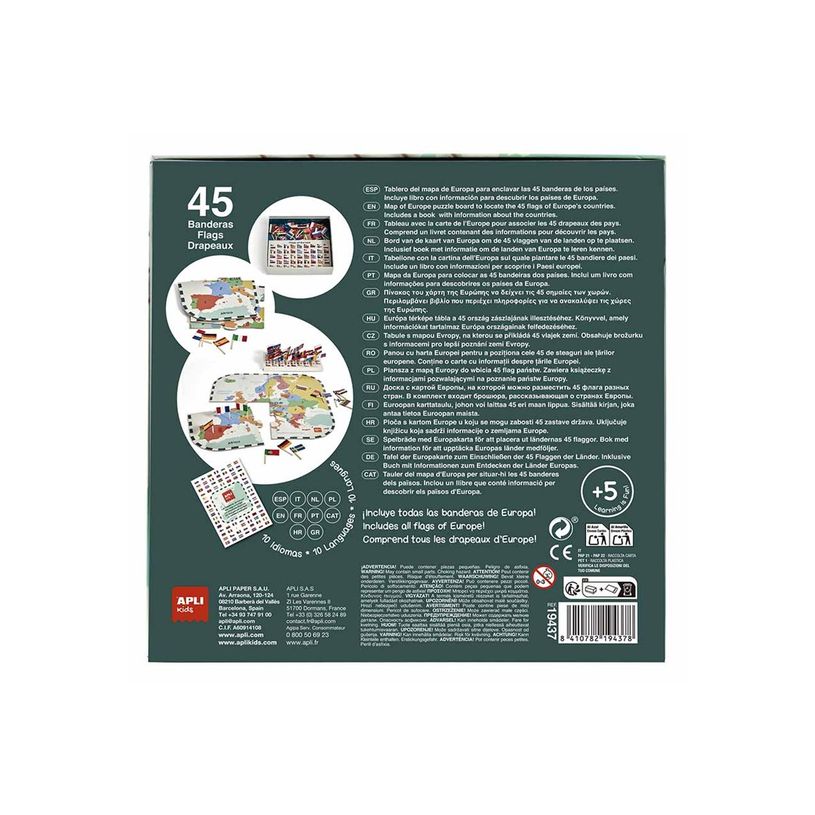 8410782194378-APLI kids - The Flags of Europe - puzzle - 4 pièces-P_405230055_3-0