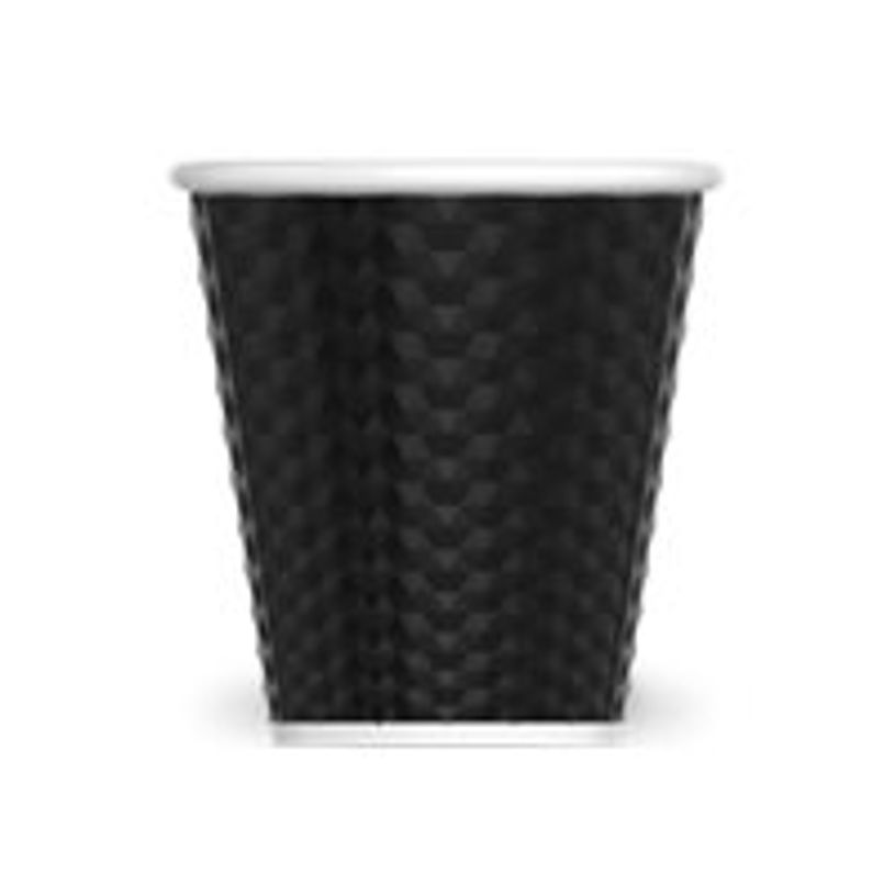 3614300009495-Les Artistes Timeless - Tasse en porcelaine nid d'abeille - 180 ml - noir-P_405230183_1-0