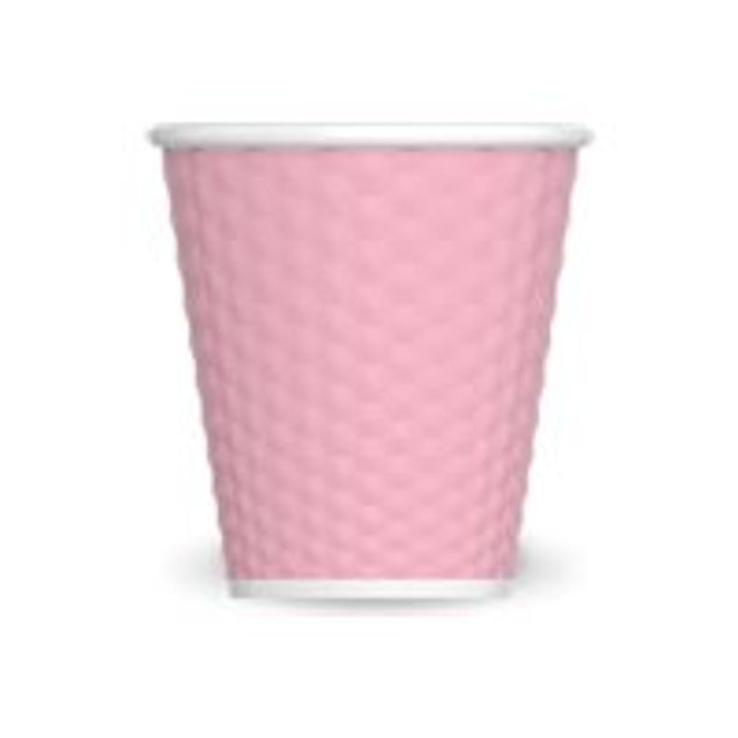 3614300011214-Les Artistes Timeless - Tasse en porcelaine nid d'abeille - 180 ml - rose-P_405230185_1-0