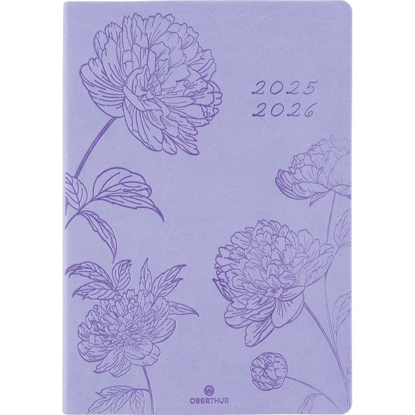 3664447219127-Agenda Summerside - 1 semaine sur 2 pages - 17 x 24,5 cm - lilas - Oberthur-P_405230436_1-0