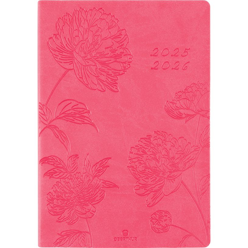 3664447219134-Agenda Summerside - 1 semaine sur 2 pages - 17 x 24,5 cm - corail - Oberthur-P_405230437_1-0