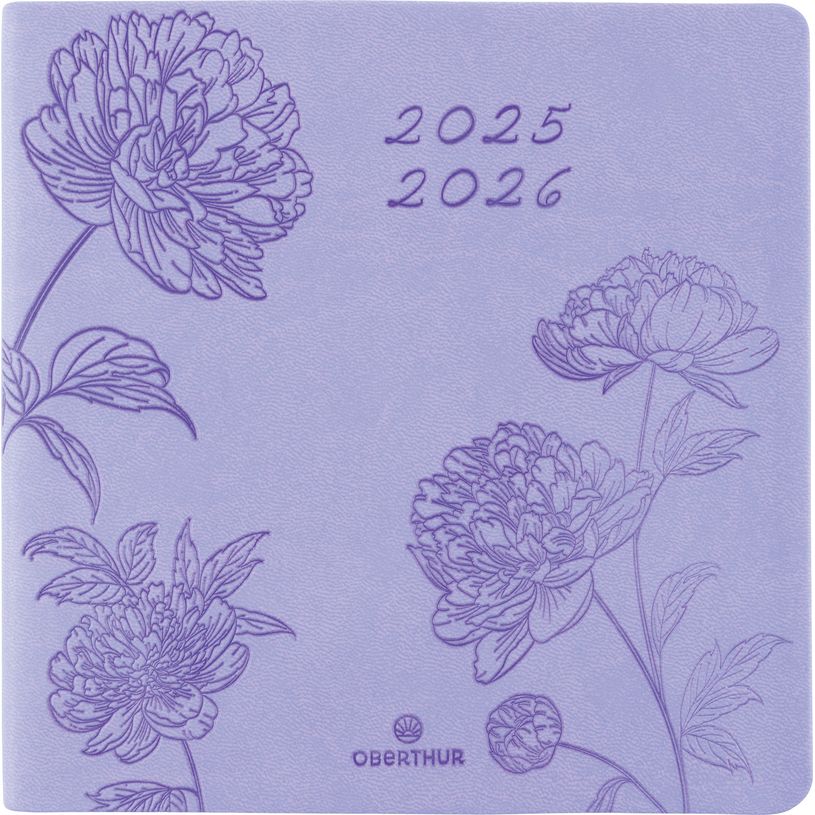 3664447219165-Agenda Summerside - 1 semaine sur 2 pages - 16,5 x 16,5 cm - lilas - Oberthur-P_405230440_1-0