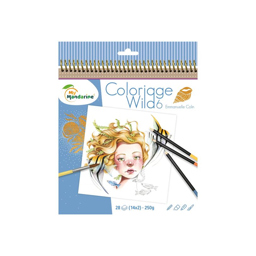 3609510521240-Avenue Mandarine - Livre à colorier - 200 x 255 mm - 28 feuilles / 56 pages - couverture -P_405230576_2-0