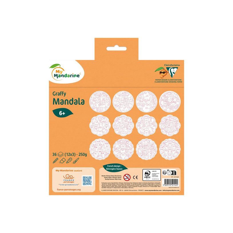 3609510521424-Graffy Mandala, Jumble cats - livre à colorier (relié par spirale)-P_405230583_2-4