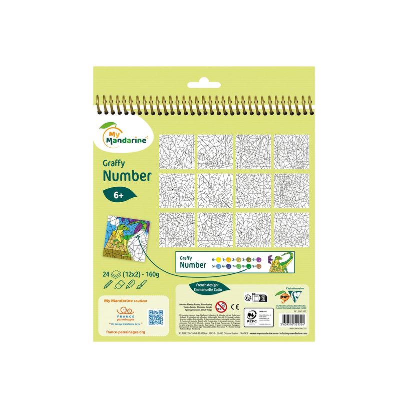 3609510521554-Graffy Pop Number, Dinosaures - livre à colorier (relié par spirale)-P_405230586_1-6