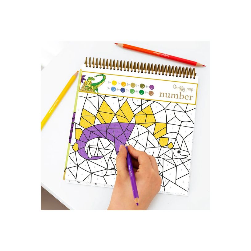 3609510521554-Graffy Pop Number, Dinosaures - livre à colorier (relié par spirale)-P_405230586_4-5