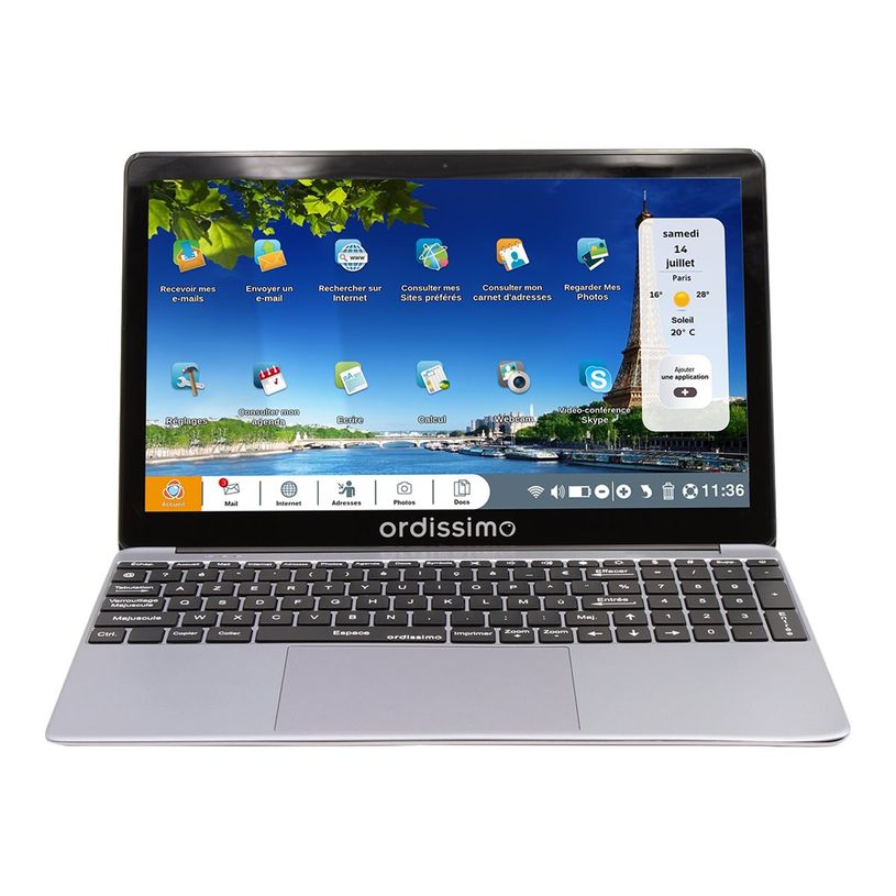 3760179062045-ORDISSIMO Lucie 3 - PC Portable 15,6" - Intel Pentium Silver - N5030 - 4 Go RAM - 128 Go S-P_405230613_2-2