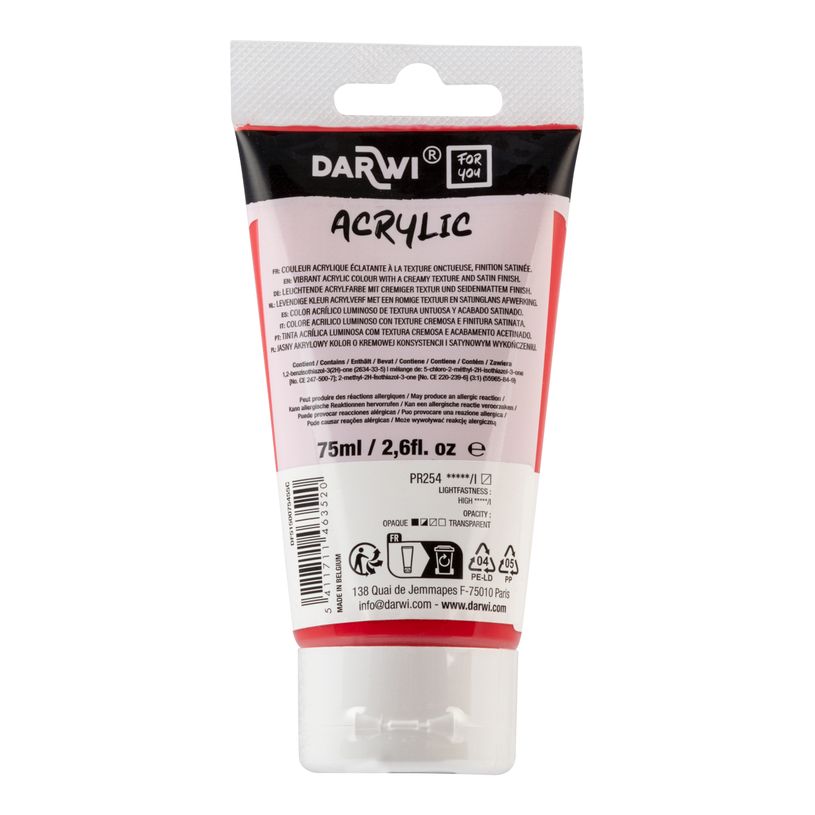 5411711463520-Darwi For You - Peinture acrylique - 75ml Rouge de Pyrrole-P_405230640_2-1