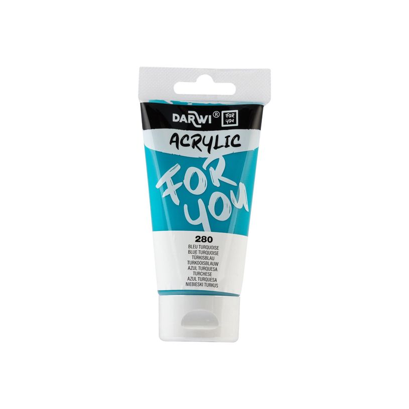 5411711463513-Darwi For You - Peinture acrylique - 75ml Bleu turquoise-P_405230647_5-4