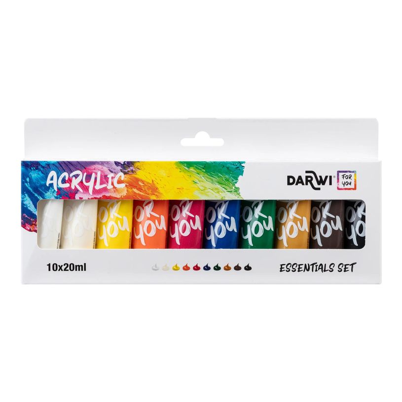 5411711463841-Darwi For You - Peinture acrylique - Essentials Set 10x20ml -P_405230657_4-4