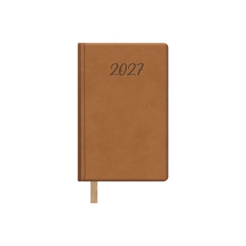8421938128901-Agenda anual Dohe Samba semana vista 8,5 x 13 cm camel--0