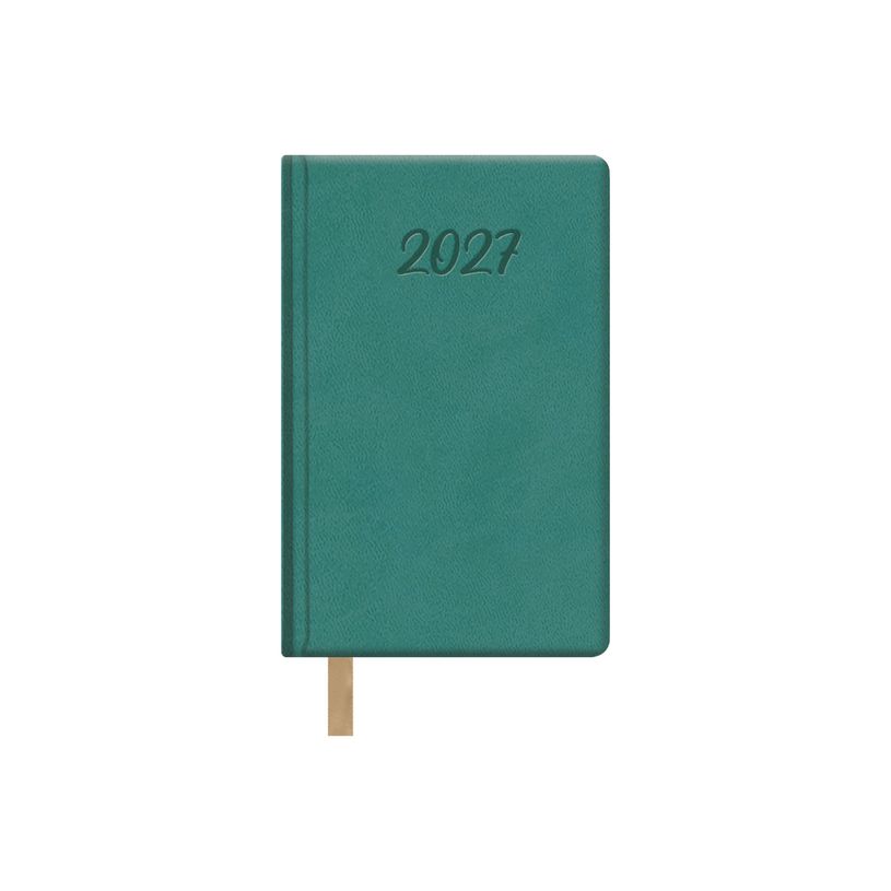 8421938128963-Agenda anual Dohe Samba semana vista 8,5 x 13 cm verde--0