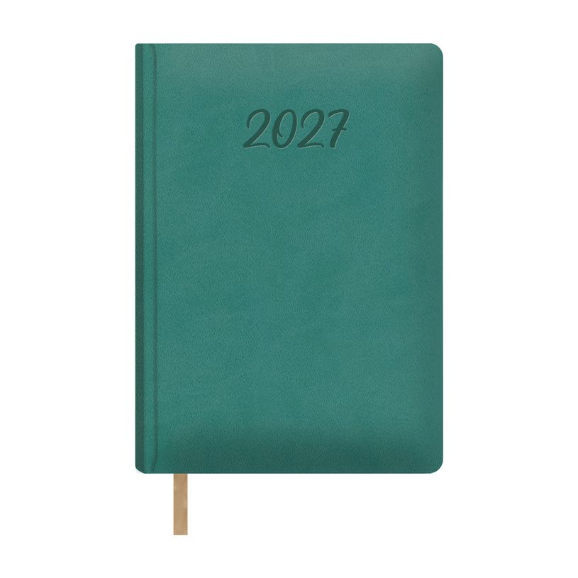 8421938128864-Agenda anual Dohe Samba día por página 15 x 21 cm verde--0