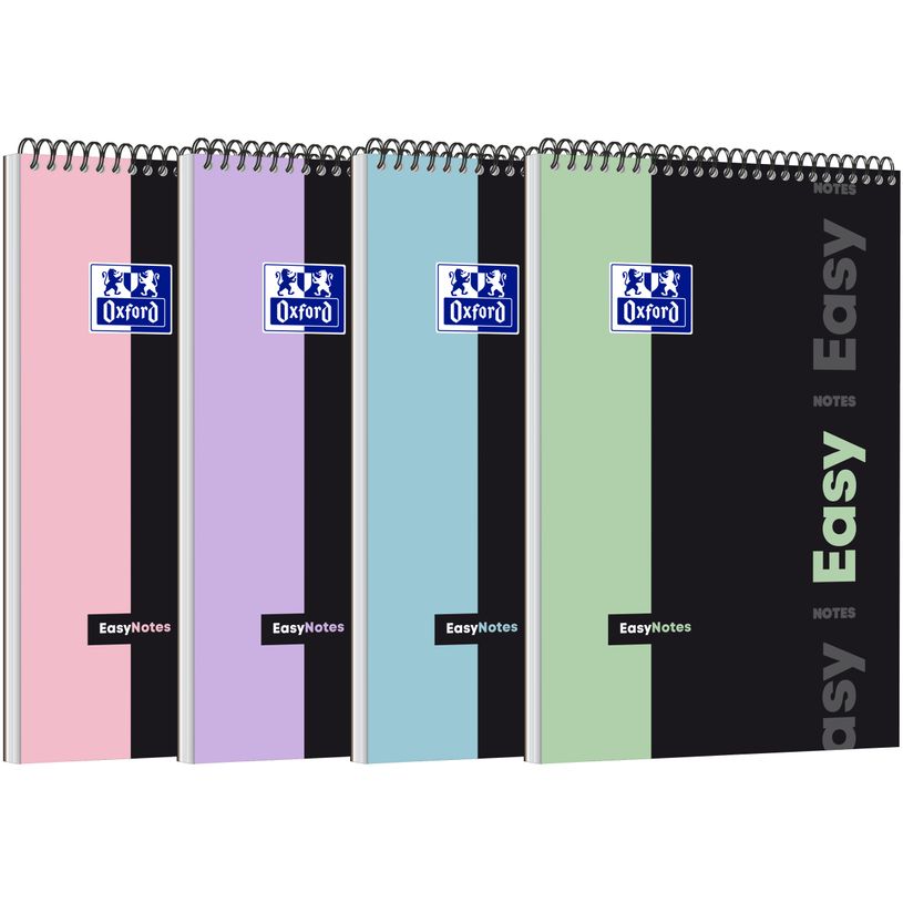 3020120222578-Oxford etudiants Easynotes - Bloc notes A4+ (21x31,5 cm) - 160 pages - Petits carreaux (5x5) - Disponible dans différen--0