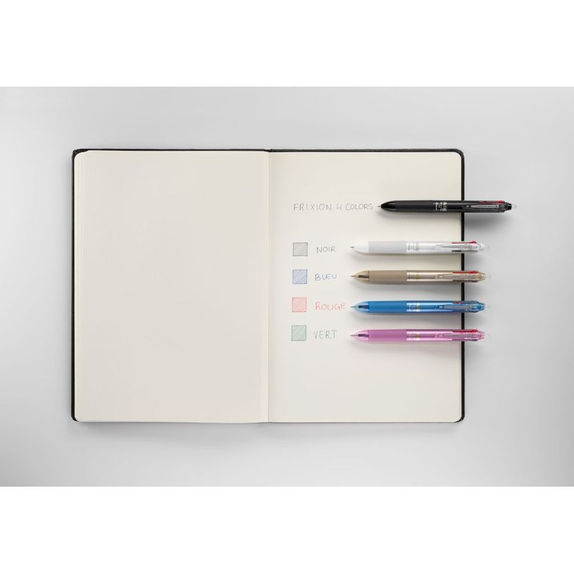 4902505473517-Frixion Ball 4 Couleurs - Roller encre gel effaçable - corps noir - pointe fine-P_405231052_5-3