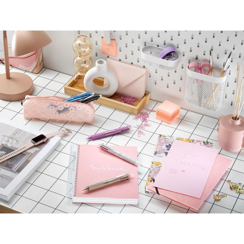 4902505532870-Frixion Ball 4 Couleurs - Roller encre gel effaçable - corps rose - pointe fine-P_405231054_6-3