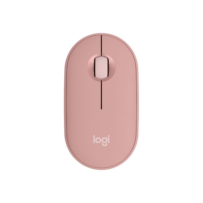 5099206110410-Logitech Pebble Mouse 2 M350s - Souris sans fil - 3 boutons - rose-P_405231063_1-0