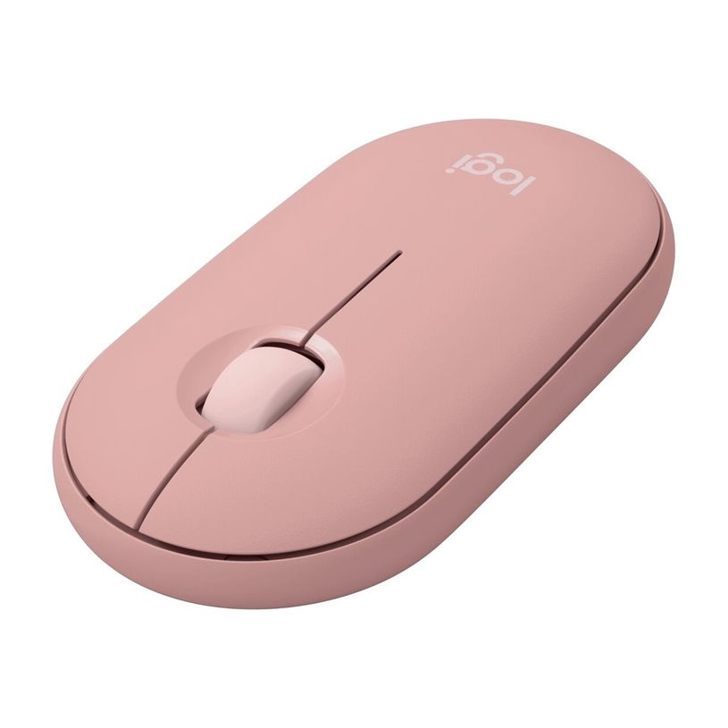 5099206110410-Logitech Pebble Mouse 2 M350s - Souris sans fil - 3 boutons - rose-P_405231063_4-1