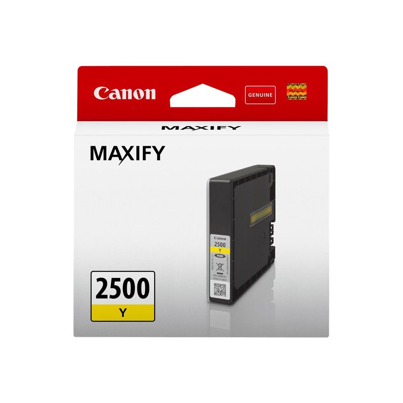 4549292005332-Canon PGI-2500 Y - 9.6 ml - jaune - original - réservoir d'encre - pour MAXIFY iB4050, iB4150, MB5050, MB5150, -P_405231248_1-0