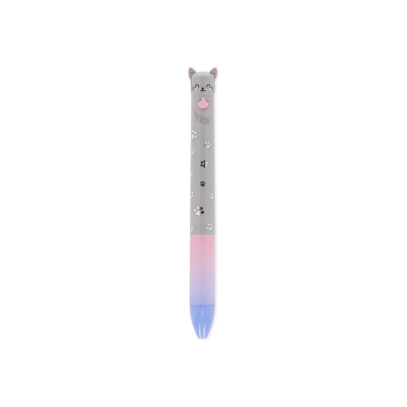 8052694010379-LEGAMI Click&Clack Kitty - Stylo à bille à 2 couleurs - bleu et rose - rétractable-P_405231286_2-0