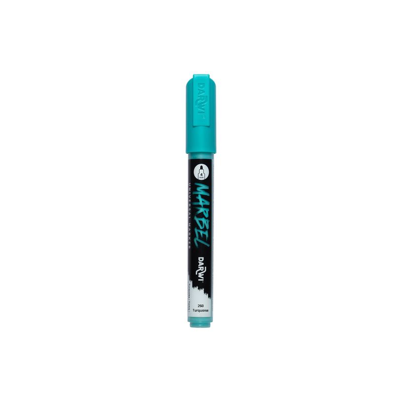 5411711465067-Darwi Marbel Universal Classic N°260 - Marqueur - permanent - turquoise - opaque - encre acryliqu-P_405231603_1-1
