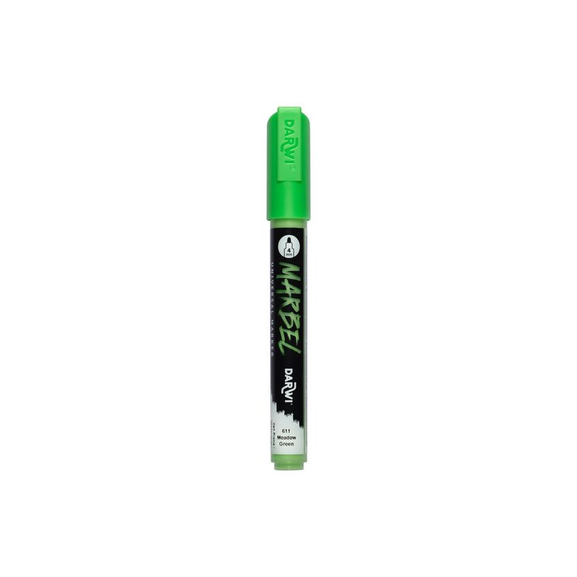5411711465104-Darwi Marbel Universal Classic N°611 - Marqueur - permanent - vert prairie - opaque - encre acryliqu-P_405231605_1-1