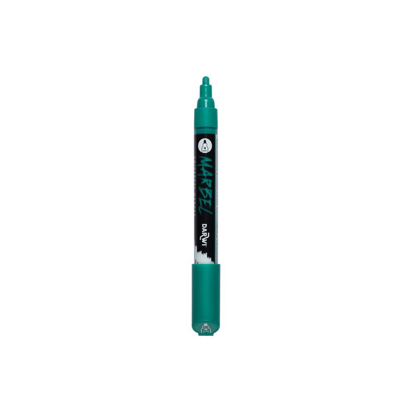 5411711465135-Darwi Marbel Universal Classic N°610 - Marqueur - permanent - vert paon - opaque - encre acryliqu-P_405231606_1-1