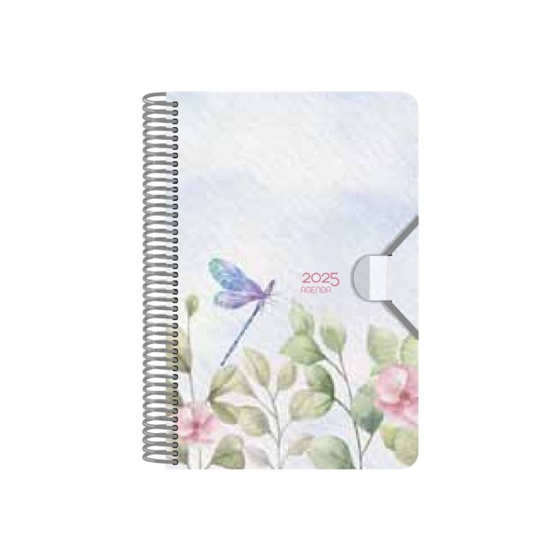 8412885238720-Senfort Watercolor - Agenda - 2025 - semainier - reliure à anneaux métalliques - 135 x 210 mm - l-P_405231659_1-0
