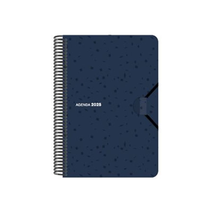 Agenda Journalier BullTek 2025 | Format A6 Couverture Rigide Multilingue