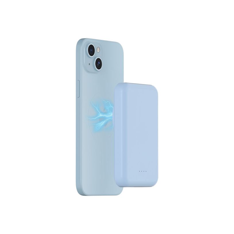 3571211524779-BIGBEN Connected - Banque d'alimentation - magnetic MagSafe wireless, Qi - 5000 mAh - 10 Watt - 2 connecteurs de sor-P_405231860_4-5