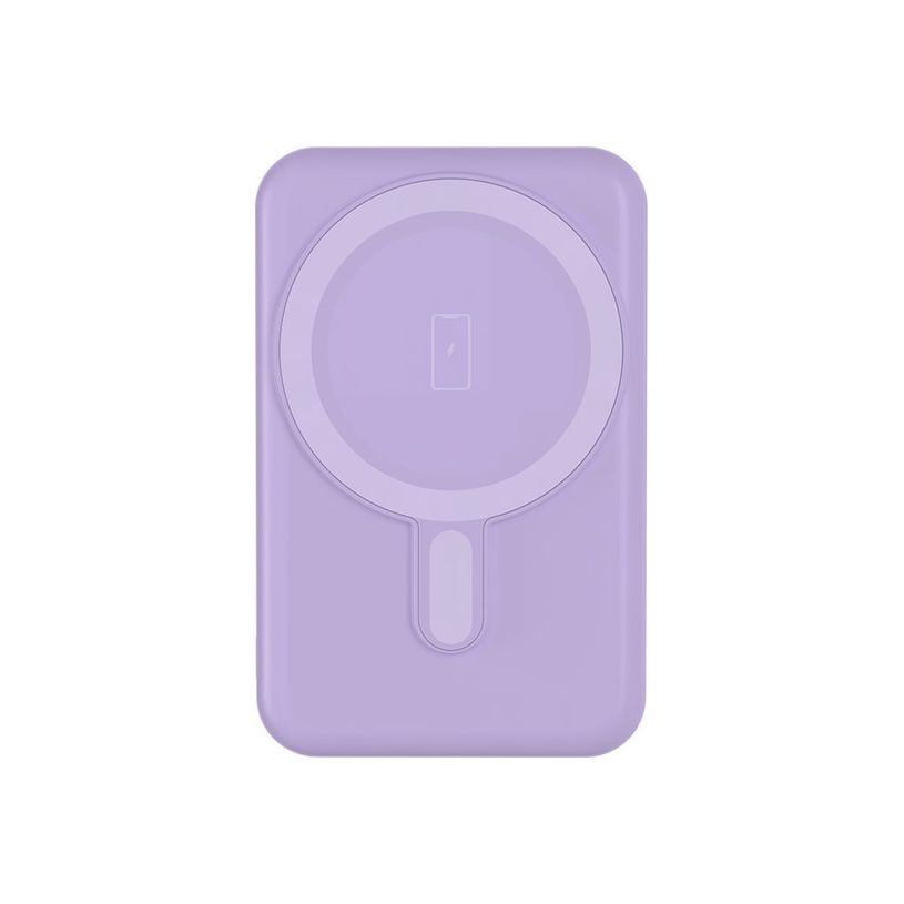 3571211524793-BIGBEN Connected - Banque d'alimentation - magnetic MagSafe wireless, Qi - 5000 mAh - 10 Watt - 2 connecteurs de sorti-P_405231862_5-0