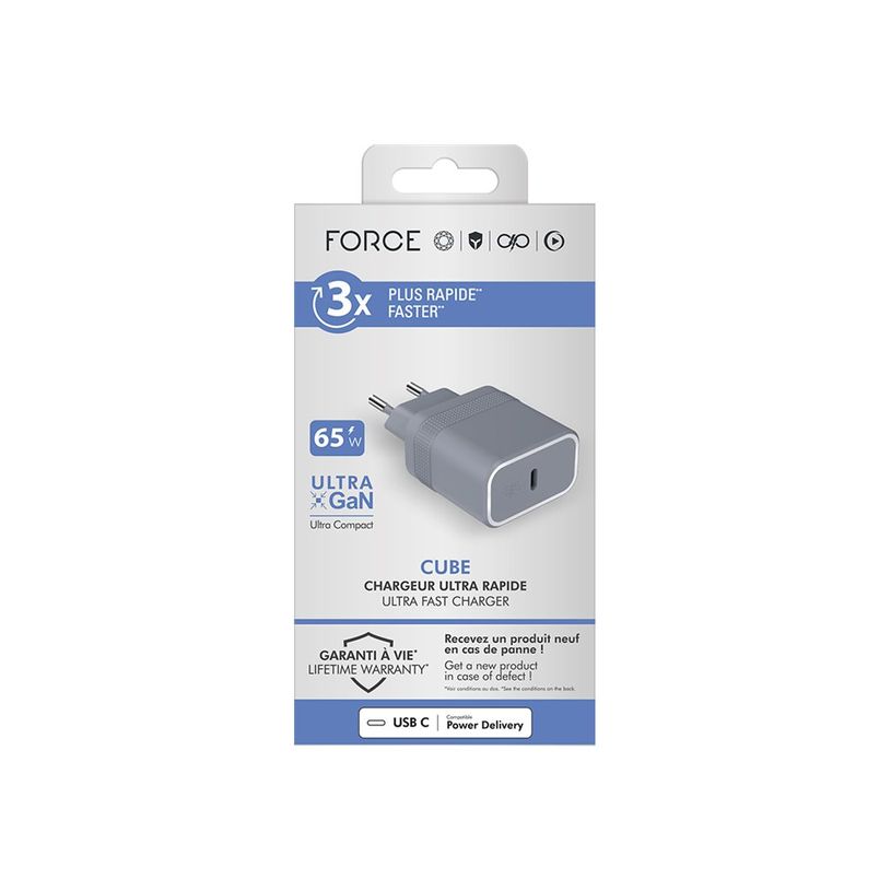 3571211525295-Force Power - Adaptateur secteur - UltraGaN technology - 65 Watt - PD (24 pin USB-C) - gri-P_405231870_1-5
