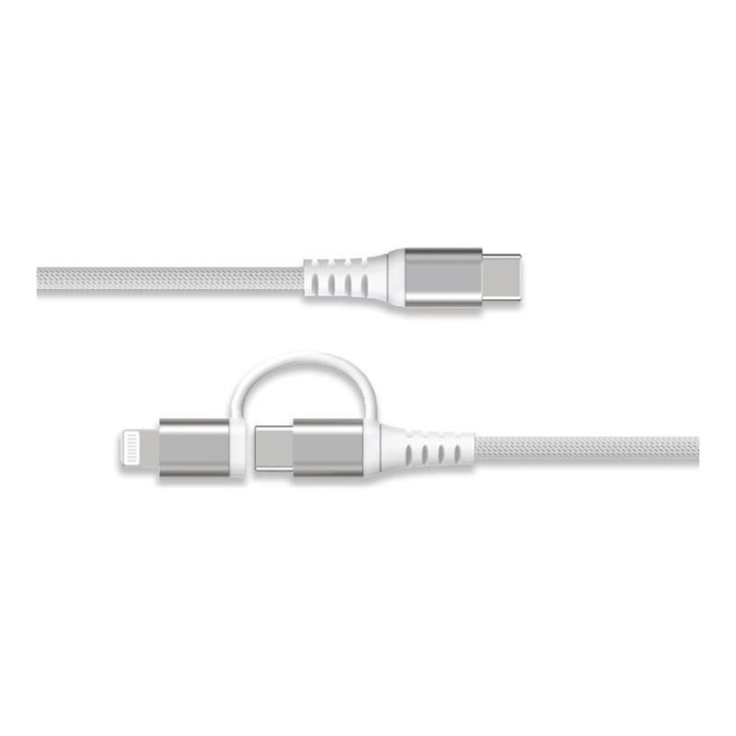 3571211530794-Force Power Lite - Câble USB - 24 pin USB-C (M) pour Lightning, 24 pin USB-C (M) - 3 A - 1.2 m - Prise en charge de Power Delivery, c