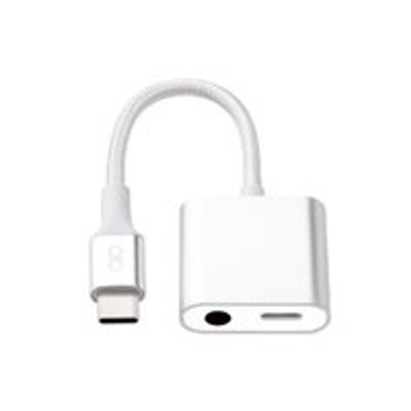 3571211530237-Force Power Lite - USB-C vers jack de casque / adaptateur de charge - 24 pin USB-C mâle pour 24 pin US-P_405231894_4-1
