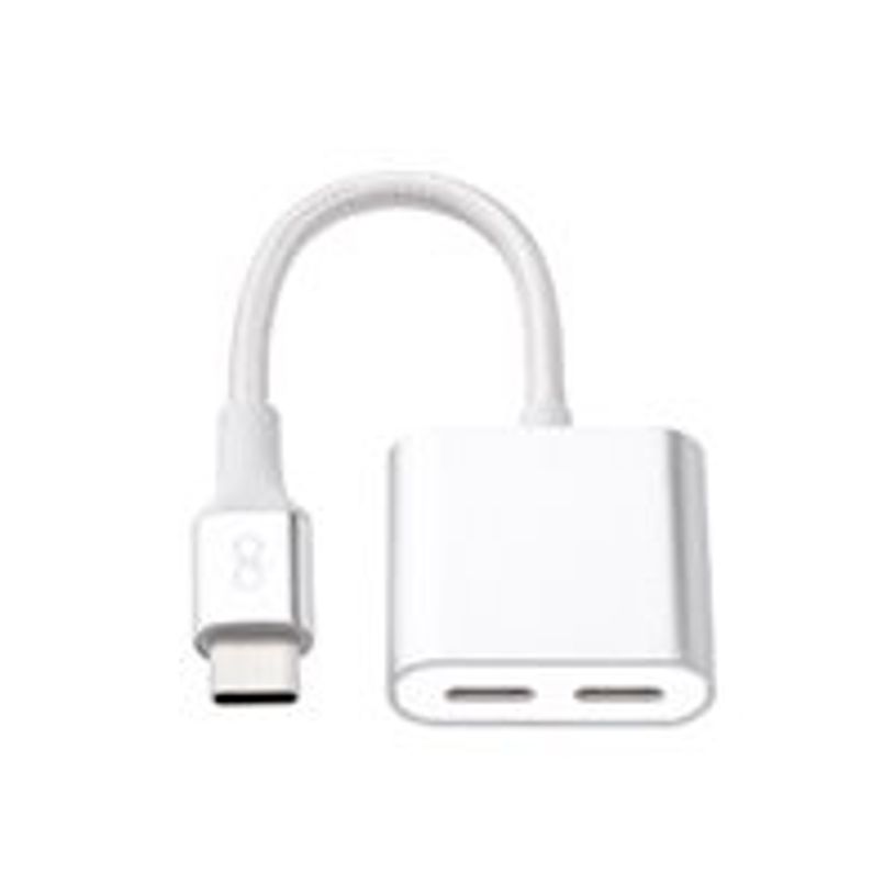 3571211530244-Force Power Lite - Casque/adaptateur de charge USB-C vers USB-C - 24 pin USB-C mâle pour -P_405231895_3-0