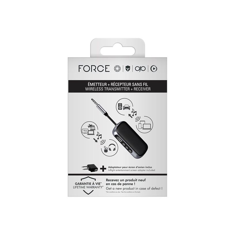 3571211526506-Force Play - Adaptateur d'interface audio sans fil Bluetooth pour récepteur audio sans fil, transmetteur audio sans fil - transm-P_405231896_1-4
