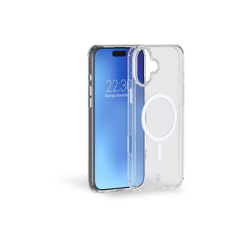 3571211529699-Force Case Air - Coque de protection pour téléphone portable - renforcé, test de chute à 3 mètres, garantie à vie - compatibilité avec MagSafe - alliage polymère, silicone liquide - tran-P_405231898_2-0