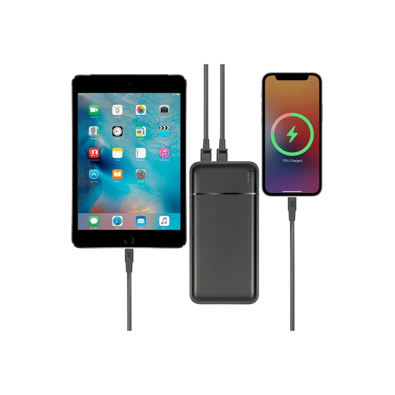 4260709013589-Riva Case Rivapower VA2101 - Banque d'alimentation - 10000 mAh - 37 Wh - 22.5 Watt - 4.5 A - QC 3.0, PD 3.0, SCP - 3 connecteurs de sortie (24 pin USB-C, 2 x USB de type A à 9 broches)-P_405231905_5-15