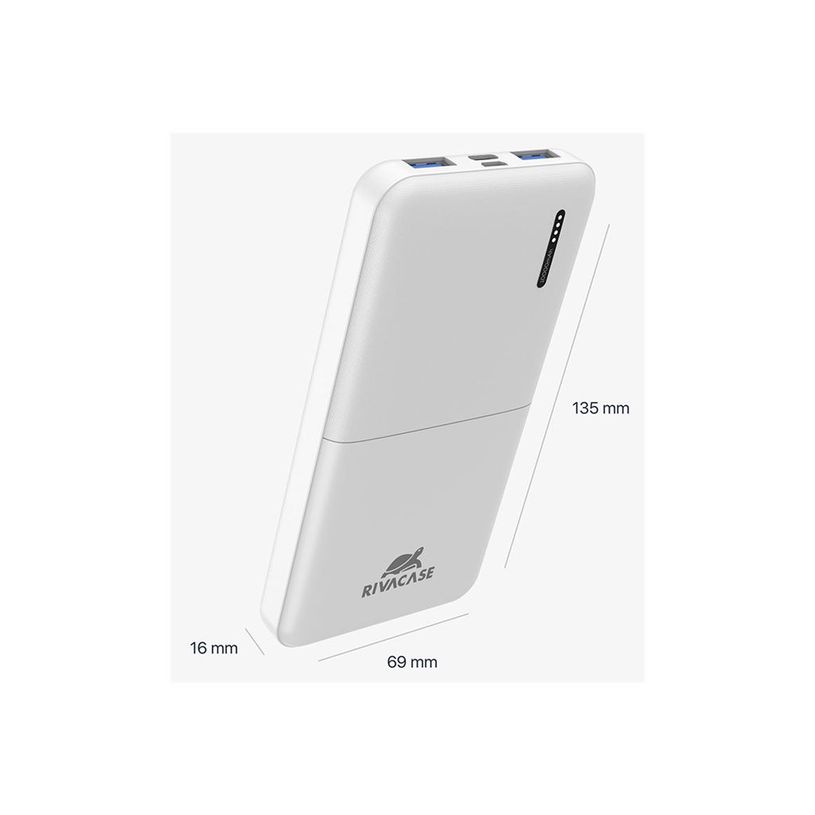 4260709011226-Riva Case VA2532 - Batterie externe - 10000 mAh - Fast Charge - blanc-P_405231912_2-13