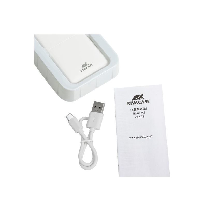 4260709011240-Riva Case Rivapower VA2572 - Banque d'alimentation - 20000 mAh - 74 Wh - 20 Watt - 3 A - QC 3.0, AFC, Huawei Fast Charge, PD 3.0 - 3 connecteurs de sortie (24 pin USB-C, 2 x USB de type A à 9 broches) -P_405231913_1-11