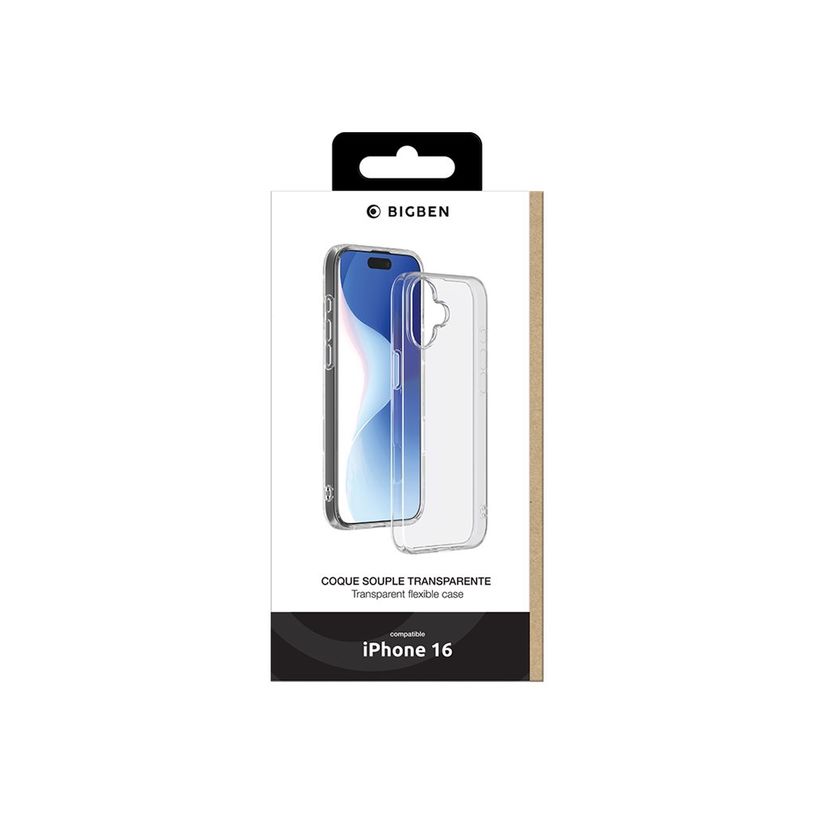 3571211528593-BIGBEN Connected  - Coque de protection  pour Apple iPhone 16 - transparent -P_405231916_8-12