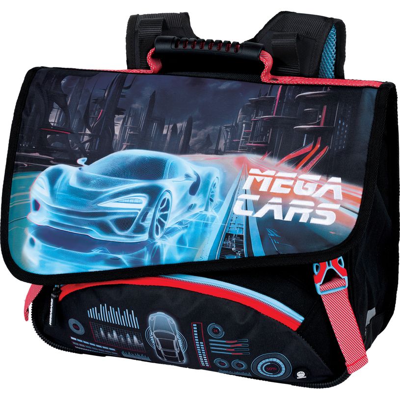 3664447203744-Cartable Megacars - 38 cm - 2 compartiments - Oberthur-P_405231923_1-0