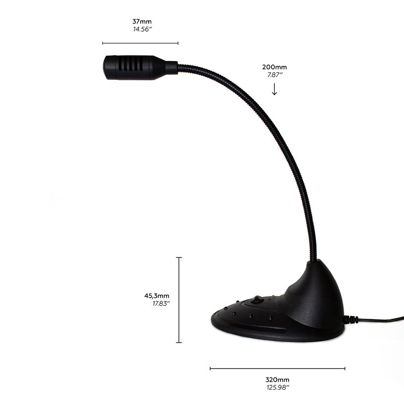 3700527304342-Mobility Lab - Microphone sur pied filaire - noir--4