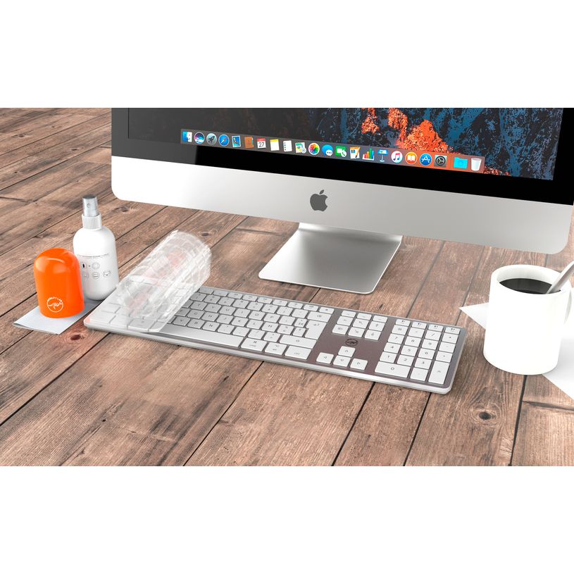 3700527300078-Mobility Lab - Protection silicone pour Clavier + spray nettoyant 140 ml--5