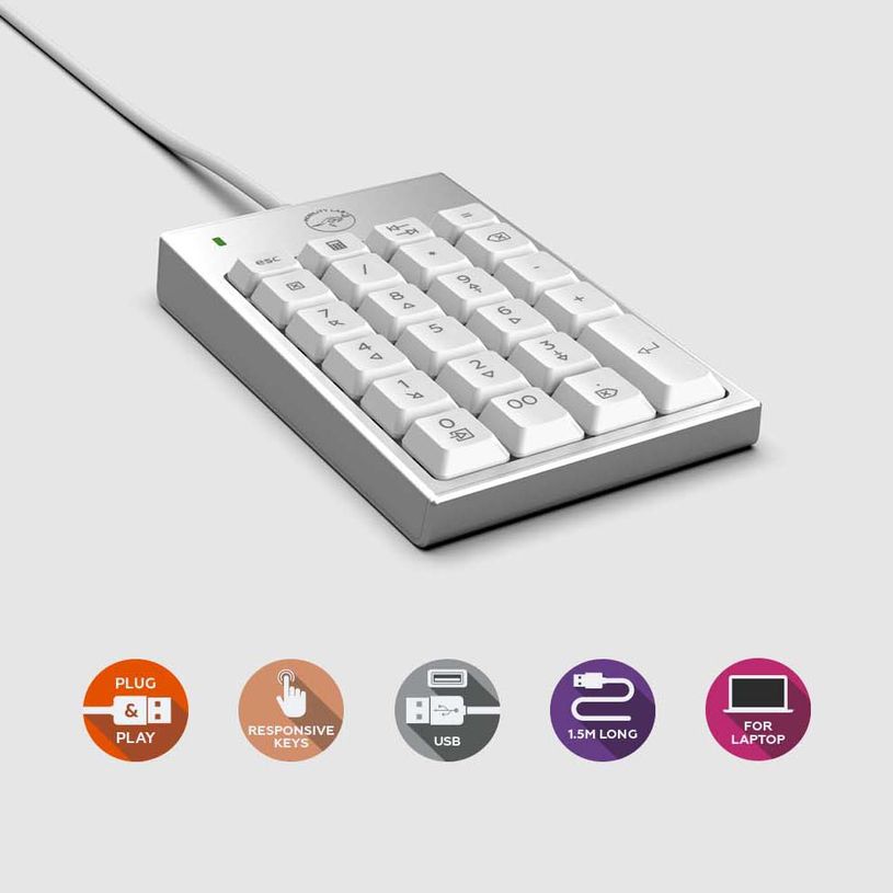 3700527305707-Mobility Lab - Pavé numérique filaire pour Mac - blanc argenté--5