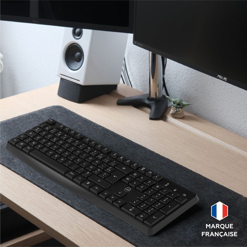 3700527313979-Mobility Lab - Clavier sans fil DELUXE - Azerty - noir--6