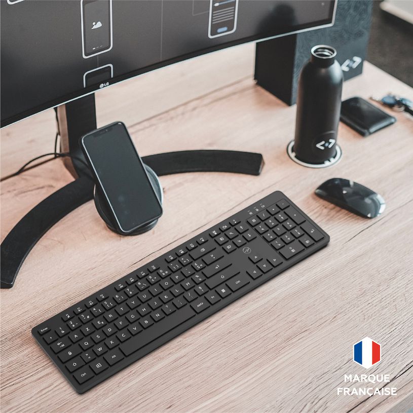 3700527313986-Mobility Lab - Clavier sans fil PREMIUM - Azerty - noir--8