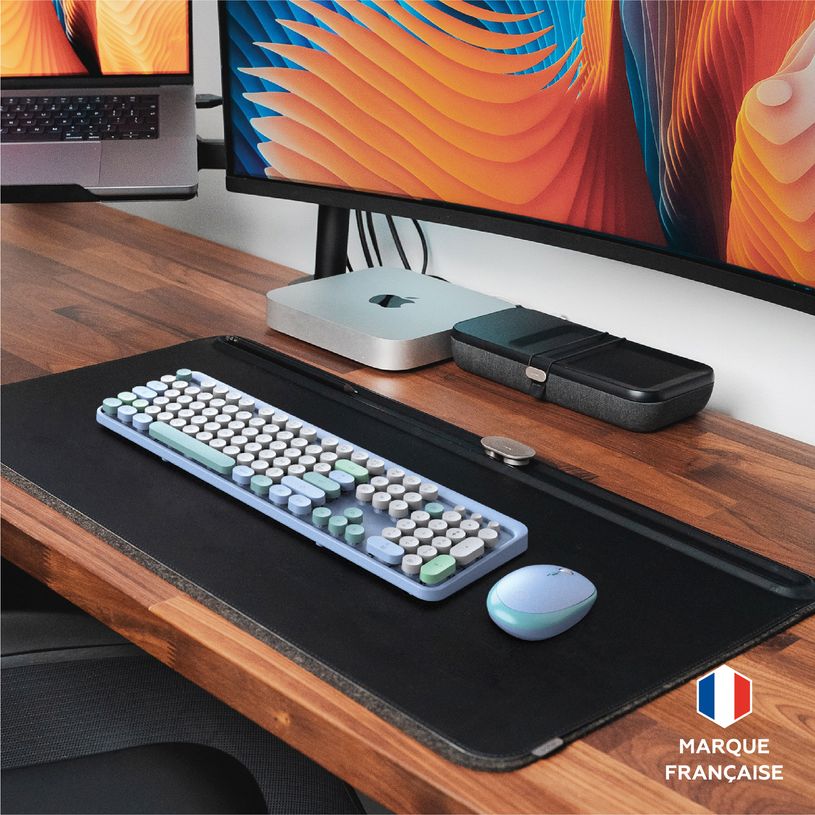 3700527313887-Mobility Lab - Clavier + souris sans fil PURE - bleu--4