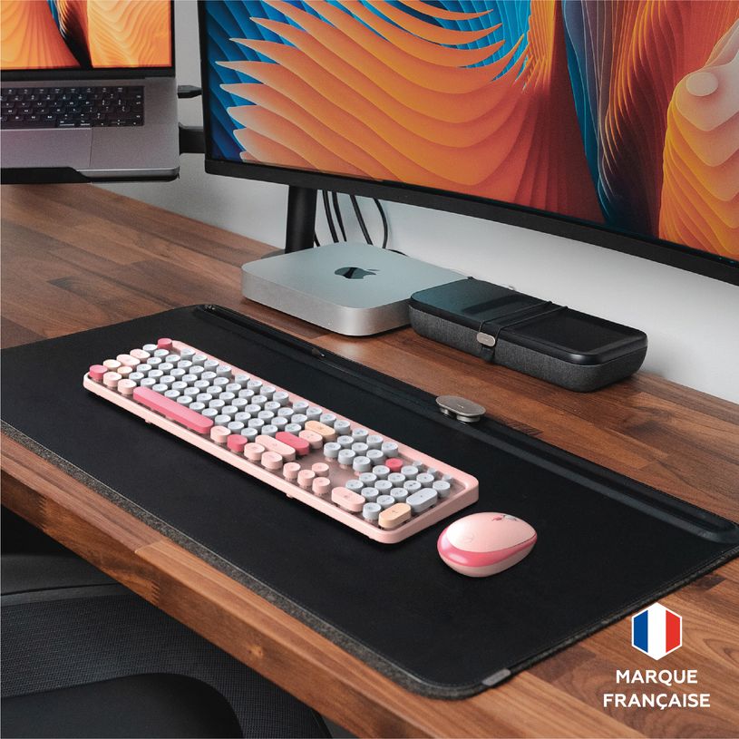 3700527313894-Mobility Lab - Clavier + souris sans fil PURE - rose--5